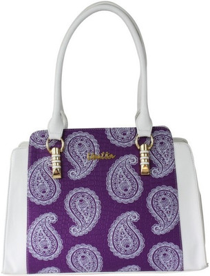 

Vestta Shoulder Bag(White, Purple), Purple;white