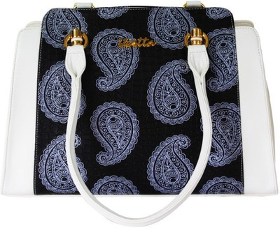 

Vestta Shoulder Bag(White, Black), Black;white