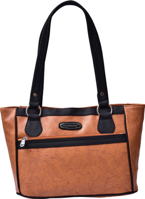 

Al Jazeera Shoulder Bag(Tan, Black), Black;tan