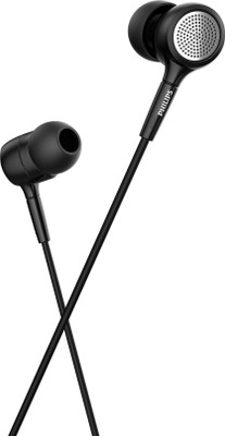 PHILIPS SHE1515BK/94/IN-SHE1515BK/94 Wired Headset(Black, In the Ear)