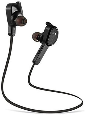 DRUMSTONE H 850 Magnetic 4.1 Wireless Headset with Built In Mic Bluetooth(Black, In the Ear)