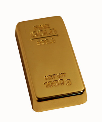 

Eshop Gold Metal Paper Weights with Gold Finish(Set Of 1, Golden)