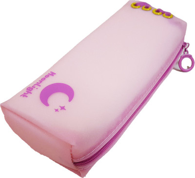 

FORE TREND Case Stationery Storage Pouch School Pouch Cosmetic /Pen Pencil Art EVA Pencil Box(Set of 1, Pink)