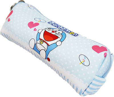 

FORE TREND Doremon Case Stationery Storage Pouch School Pouch Cosmetic /Pen Pencil Art EVA Pencil Box(Set of 1, Blue)