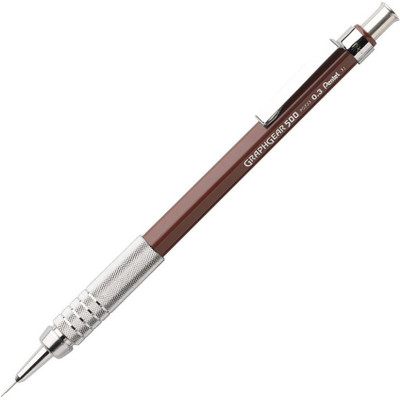 

Pentel GraphGear 500 Automatic Drafting Pencil Brown (PG523E) Pencil(Brown)