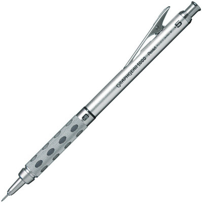 

Pentel Graph Gear 1000 Pen, 0.5mm (PG1015) Pencil(Grey)