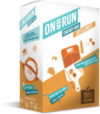

On The Run Oats and Apricot Energy Bars(180 g, Oats)