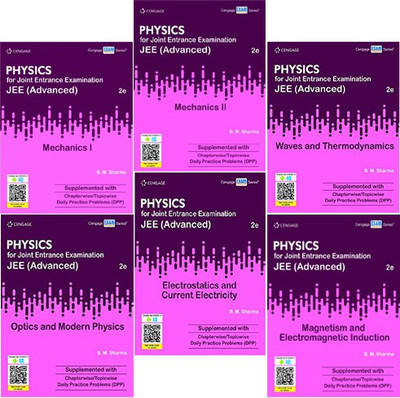 Cengage Physics For JEE ( ADVANCE ) Set Of 6 Books ( Mechanics-Vol- 1 & 2, Optics & Modern Physics, Waves & Thermodynamics, Electrostatics & Current Electricity, Magnetism & Electromagnetics Induction ) Auther B.M. SHARMA ( English Paper Back )(Paperback, B.M. SHARMA) Cengage Physics For JEE ( ADVANCE ) Set Of 6 Books ( Mechanics-Vol- 1 & 2, Optics & Modern Physics, Waves & Thermodynamics, Electrostatics & Current Electricity, Magnetism & Electromagnetics Induction ) Auther B.M. SHARMA ( English Paper Back )(Paperback, B.M. SHARMA)