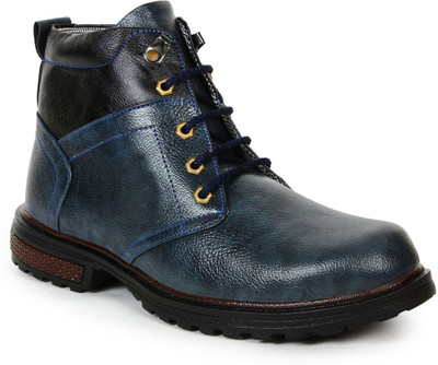

BUWCH Buwch Casuals, Boots, Party Wear, Corporate Casuals For Men And Boys Blue Color Boots For Men(Blue
