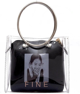 

cider Girls Casual Black Silicon Sling Bag