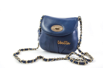 

Vestta Girls Evening/Party, Casual, Formal Blue Genuine Leather Sling Bag