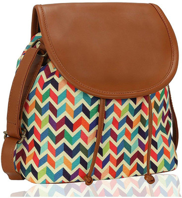 

Ayeshu Women Casual Multicolor Canvas Sling Bag