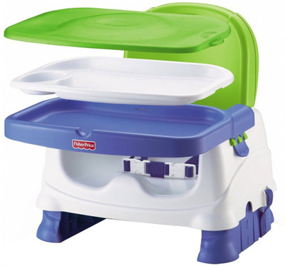 

Fisher-Price Booster Seat, Blue/Green/Gray Stroller Cum Rocker(No Recline position, Multicolor)