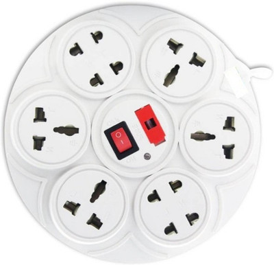 

CITRESA WHITE EXTENSION CORD WITH LONG CABLE , 8 Socket Surge Protector(White)