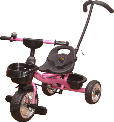 

Stepupp Grow BABY TRICYCLE FOR KIDS WITH FRONT OR BACK BASKET AND PARENT HANDLE PINK COLOUR KIDS TRICYCLE RECOMMENDED TRICYCLE FOR BABY GIRL OR TRICYCLE FOR BABY BOY OR TRICYCLE FOR TODDLER GIRL OR TRICYCLE FOR TODDLER BOY RECOMMENDED FOR TODDLER 1,2,3,4,