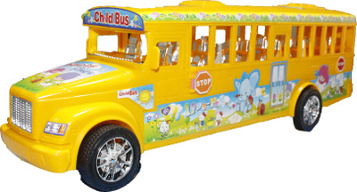 

TOYZTREND CHILD BUS YELLOW FRICTION POWERED SCHOOL BUS FOR KIDS(Yellow)