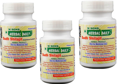 

M SONS Herbal daily Sudh Shilajit(750 mg)