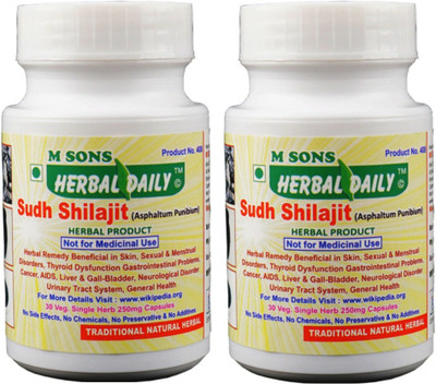 

M SONS Herbal daily Sudh Shilajit(500 mg)
