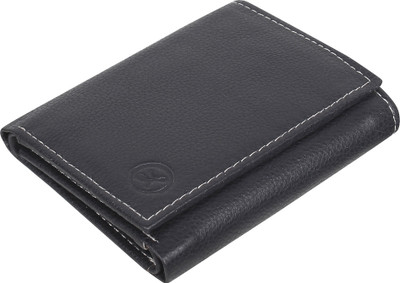 

LIMERENCE Men Blue Genuine Leather Wallet(8 Card Slots)