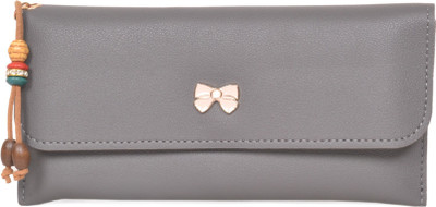 

Blossom Women Grey Artificial Leather Wallet(4 Card Slots)