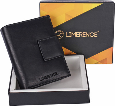 

LIMERENCE Women Black Genuine Leather Wallet(9 Card Slots), Brown