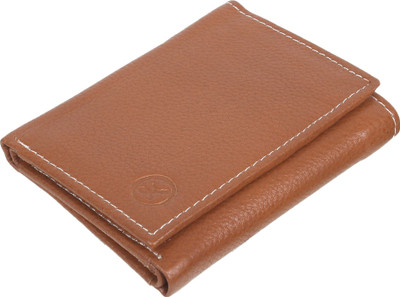 

LIMERENCE Men Brown Genuine Leather Wallet(8 Card Slots), Cognac