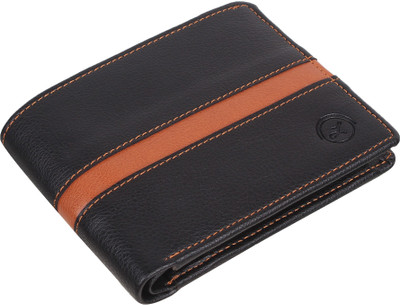 

LIMERENCE Men Black Genuine Leather Wallet(9 Card Slots)