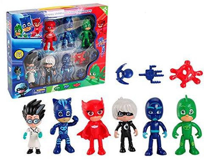 

Bestie Toys Catboy Owlette Gekko Cloak Masks Action Figure Toys(Multicolor)