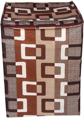 CASA FURNISHING Top Loading Washing Machine  Cover(Width: 61 cm, BROWN)