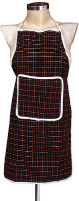 E-Retailer Cotton Home Use Apron - Medium(Multicolor, Single Piece)