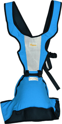 

SYGA Multi-Functional Baby Carrier Comfortable & Safe Positions for Infant and Newborn for All Seasons (Blue) Baby Carrier(Blue, Front Carry facing in)
