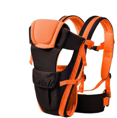 

Chinmay Kids Baby Carrier 4 in 1 Carry Bag Baby Carrier Cuddler (Air Mash Fabric) Baby Carrier(Orange, Back Carry)