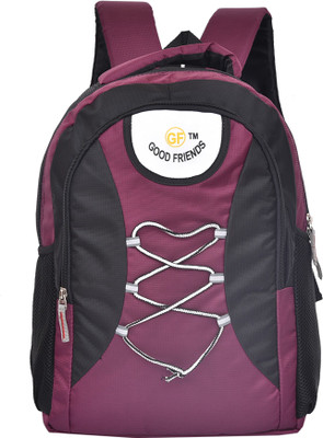 

Good Friends Casual Storage Waterproof 25 Laptop Backpack(Purple)
