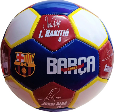 

Darling Toys FC Barcelona 8 Player Signature Premium Football - Size: (Pack of 1, Multicolor