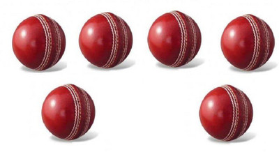 

RSSSTORE RSS GOOD CONDITSION LEATHER BALL (PACK OF 06) Cricket Leather Ball(Pack of 6, Red), Multicolor