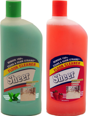 

Sheer Floor Cleaner 2x425ml Combo Pack (Mint, Strawberry)(850 ml, Pack of 2)