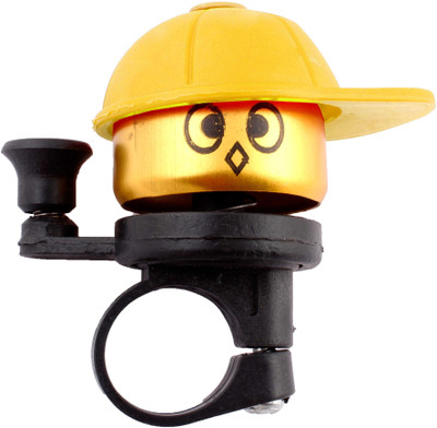 

FASTIDIOUS Mini Cap RING PING Bell for bicycle - Mini Bicycle Bell for Kids Bike Bell(Yellow)