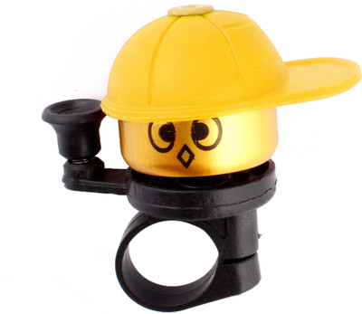 

Asraw Mini Cap RING PING Bell for bicycle - Mini Bicycle Bell for Kids Bell(Yellow)