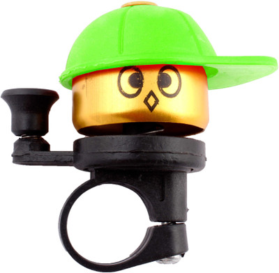 

FASTIDIOUS Mini Cap RING PING Bell for bicycle - Mini Bicycle Bell for Kids Bike Bell(Green)