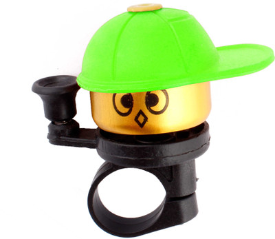 

Asraw Mini Cap RING PING Bell for bicycle - Mini Bicycle Bell for Kids Bell(Green)