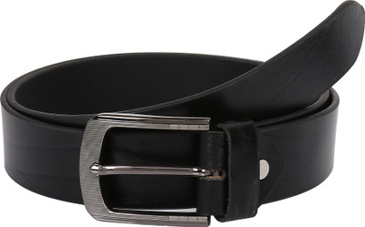 

Pooh Men Casual Black Genuine Leather Belt