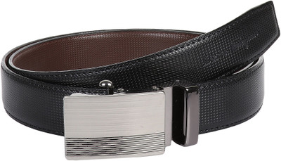 

Pooh Men Casual Black Genuine Leather Belt