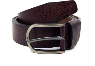 

ELS Men Formal, Casual Brown Artificial Leather, Texas Leatherite Belt