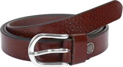 

Pooh Men Casual Brown Genuine Leather Belt