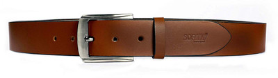 

SOFTA Men Casual, Party, Formal Tan Genuine Leather Belt