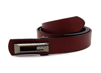 

ELS Men Formal, Casual Tan Artificial Leather, Texas Leatherite Belt