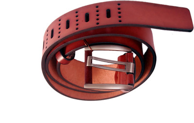 

NITI Men Casual Brown Genuine Leather Belt
