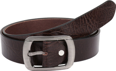 

Pooh Men Casual Brown Genuine Leather Belt