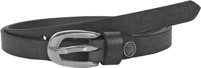 

Pooh Men Casual Black Genuine Leather Belt