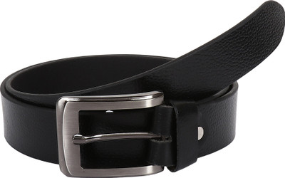 

Pooh Men Casual Black Genuine Leather Belt
